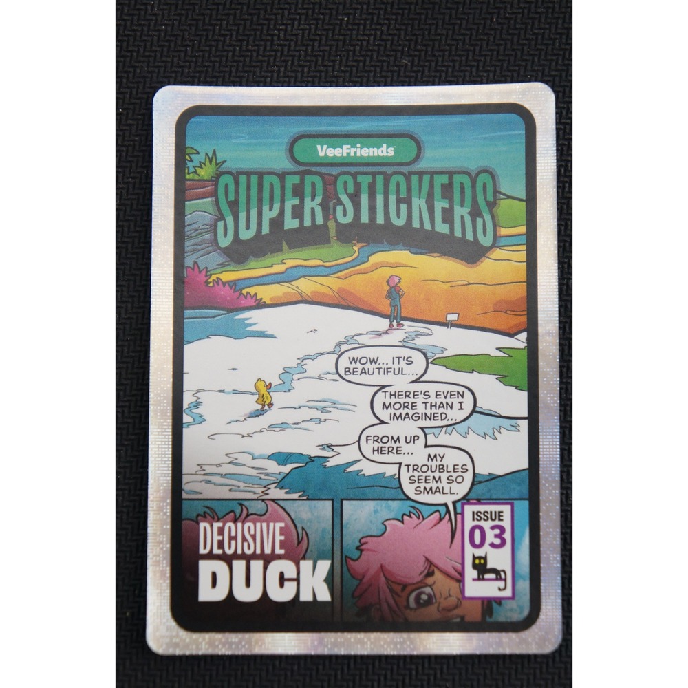 VeeFriends Super Stickers Decisive Duck Issue 03 Comic Insert